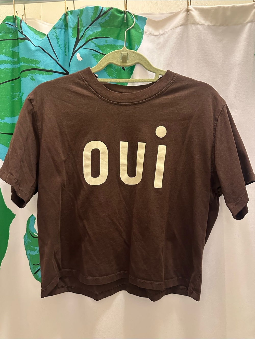 Clare V. OUI Le Carre Tee Size Small